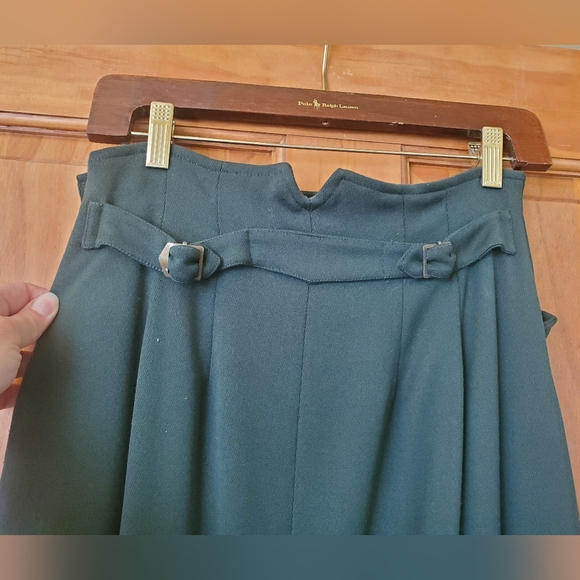 Hunter Green RalphLauren Blue Label long skirt - Picture 5 of 10